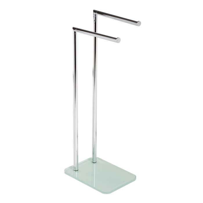 Piantana Porta Asciugamani Portasalviette in Vetro mod. Zero main product photo