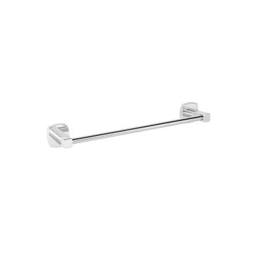 Porta Asciugamani 30 a Parete Cromo in Acciaio Cromato, Vetro satinato e leghe metalliche Mod. Q-Line