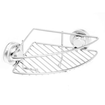 Angolare Doccia a filo Satinato in Acciaio con verniciatura epossidica e materiale termoplastico Mod. Shower Lock