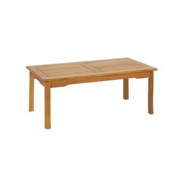 Tavolino 50x100 cm in legno massiccio di acacia