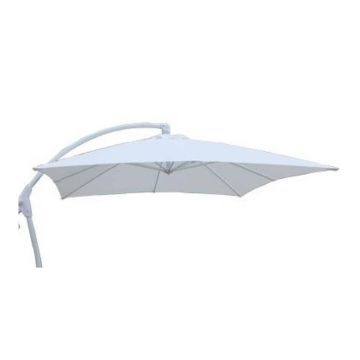 Telo parasole antivento 2,5x2,5 Bianco per ombrellone mod. Marte