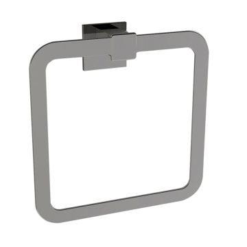 Serie Square - Portasalviette Anello Metallo Cromat