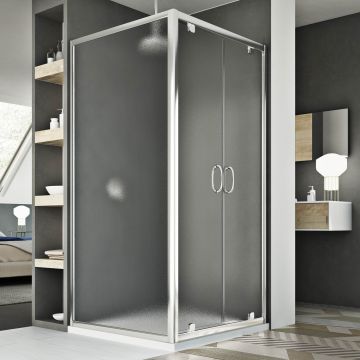 Box Doccia 90x120 AP. 120 CM H185 stampato C mod. Sintesi Duo 2 Ante