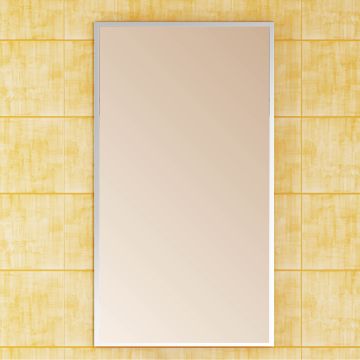 Specchiera 50x90 bordo alluminio