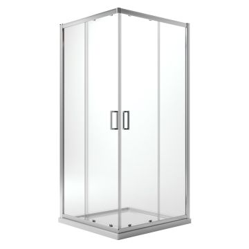 Box Doccia Quadrato 80x80 H185 Trasparente 6mm mod. Ready