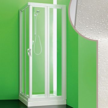 Box doccia in Acrilico mod. Giove con apertura a libro